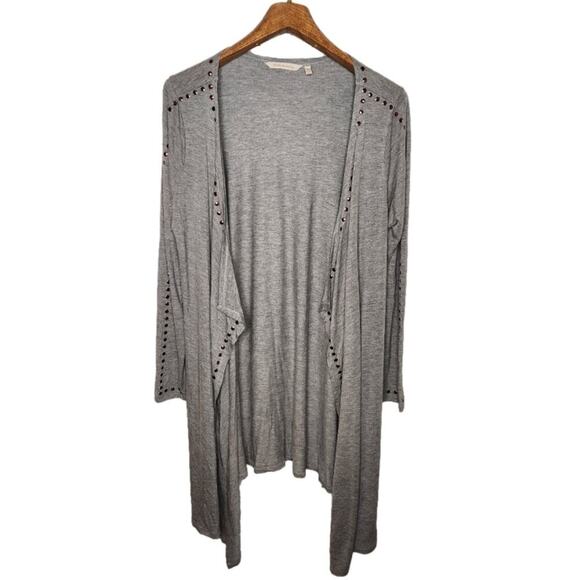 Soft Surroundings Tops - Soft Surroundings Size Medium Grey Open Front Cardigan